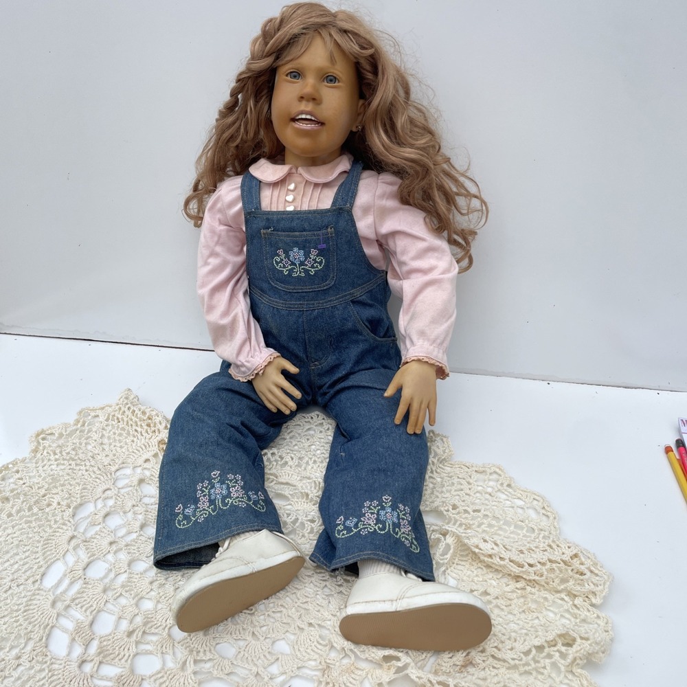 1 Ashton Drake Hanging Doll  Hannah 30"